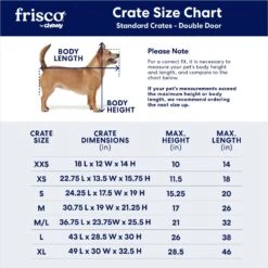 Frisco Fold & Carry Double Door Collapsible Wire Dog Crate -Ultimate Pet Shop 88789 PT2. AC SS1800 V1667228179