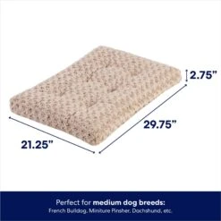 Frisco Double Door Furniture Style Dog Crate, Black & Frisco Swirl Dog Crate Mat -Ultimate Pet Shop 947710 PT6. AC SS1800 V1693602741