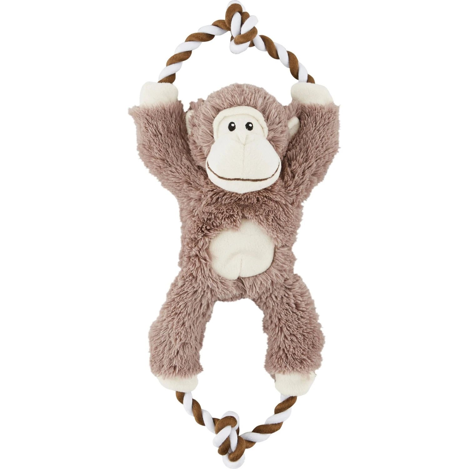 Frisco Fetch Colorful Ball Knot Rope Dog Toy & Frisco Monkey Plush With Rope Squeaky Dog Toy 5 Frisco Fetch Colorful Ball Knot Rope Dog Toy & Frisco Monkey Plush With Rope Squeaky Dog Toy - Image 5