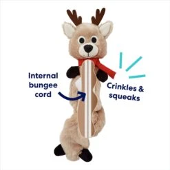 Frisco Holiday Reindeer Bungee Plush Squeaky Dog Toy & Frisco Holiday Snowman Bungee Plush Squeaky Dog Toy -Ultimate Pet Shop 986126 PT3. AC SS1800 V1698346244